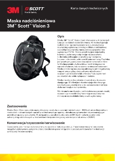 Karta danych technicznych 3M Scott Vision 3