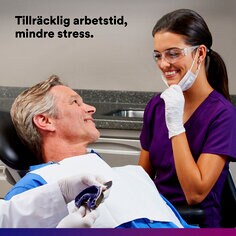 Tillräcklig arbetstid, mindre stress.