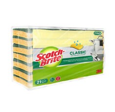 7100303929-Scotch-Brite-Classic-Cellulose-Scrub-Sponge-21-pieces-in-pack-FR-EN-CLIP.tif