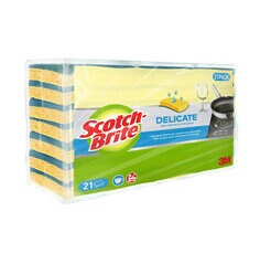7100299880-Scotch-Brite-Delicate-Non-Scratch-Cellulose-Scrub-Sponge-21-pieces-in-pack-FR-EN-CLIP.tif