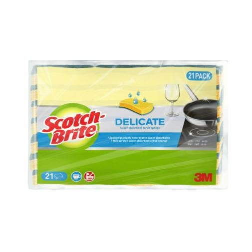 7100299880-Scotch-Brite-Delicate-Non-Scratch-Cellulose-Scrub-Sponge-21-pieces-in-pack-FR-EN-CFIP.tif