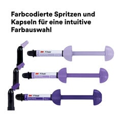 3M™ Filtek™ Easy Match Universal Restorative farbcodierte Spritzen und Kapseln Bplus 6