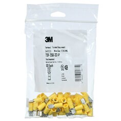 3M Female Disconnect,  Vinyl Insulated Butted Seam 12-10,  AWG 94833,  73F-250-32-P