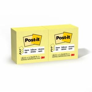 Post-it Dispenser Pop-up Notes R330-YW, Canary Yellow, 3 in x 3 in (7.62 cm x 7.62 cm), 100% PEFC, SGSCH-PEFC-COC-110078image