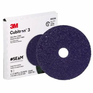 3M™ Cubitron 3 Fibre Disc 1182C, 36+, 4-1/2 in x 7/8 in, Die 450E, 10 ea/Case, Single Pack image 3M™ Cubitron 3 Fibre Disc 1182C, 36+, 4-1/2 in x 7/8 in, Die 450E, 10 ea/Case, Single Packimage