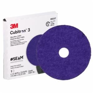 3M™ Cubitron 3 Fibre Disc 1187C, 36+, 4-1/2 in x 7/8 in, Die 450E, 10 ea/Case, Single Packimage