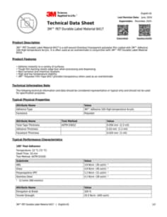 3M™ PET Durable Label Material 8417