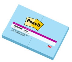 Post-it® 利貼® 狠黏™ 621S-2C2, 1.5x2吋便條紙, 藍色