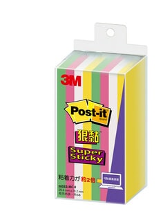 Post-it® 利貼® 狠黏™ 500SS-MC-8 便條紙, 76.2x25.4mm