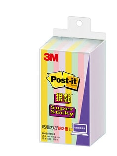 Post-it® 利貼® 狠黏™ 500SS-MC-5 便條紙, 76.2x25.4mm