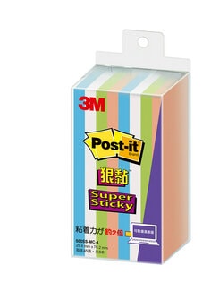 Post-it® 利貼® 狠黏™ 500SS-MC-4 便條紙, 76.2x25.4mm