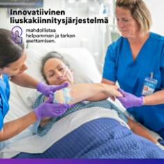 Neliö: Innovatiivinen piikkien syöttöjärjestelmä mahdollistaa helpomman ja tarkemman kiinnityksen.