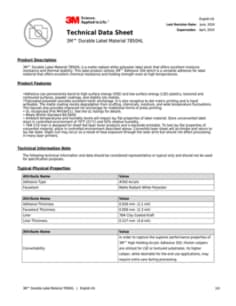 3M™ Durable Label Material 7850HL