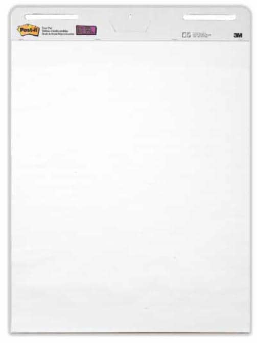 Post-it® 利貼® 559 可再貼自黏大海報, 白色