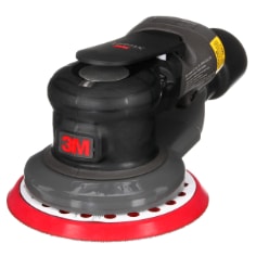 An 3M Xtract Pneumatic Random Orbital Sander, 5 in, Central Vacuum