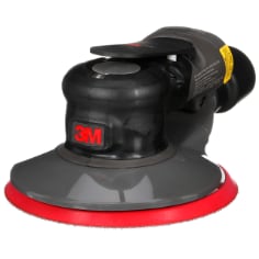 An 3M Xtract Pneumatic Random Orbital Sander, 6 in, Central Vacuum