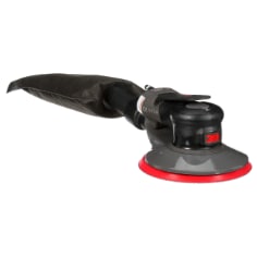 An 3M Xtract Pneumatic Random Orbital Sander, 6 in, Self-Generated Vacuum