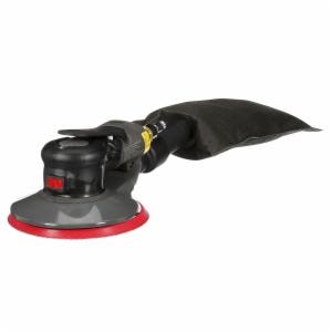 3M Xtract Pneumatic Random Orbital Sander, 88957, 6 in, Self-Generated Vacuum, 3/32 in Orbit, 1 ea/Caseimage