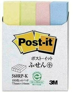 Post-it® 利貼® 560RP-K 可再貼再生材質指示標籤