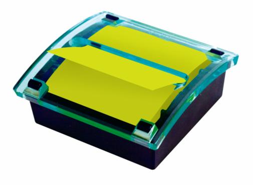 Post-it® C4216-G 抽取式便條台, 綠色