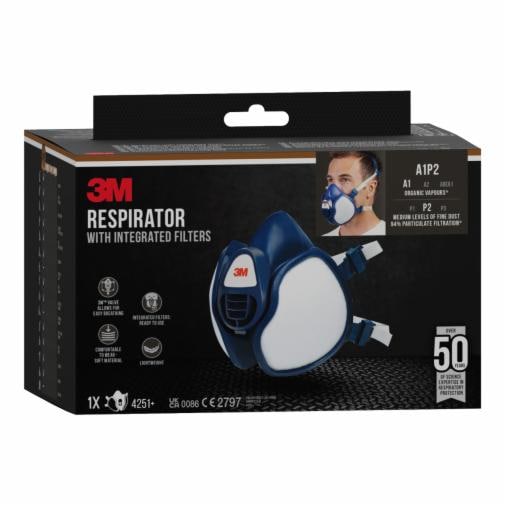Masque respiratoire complet avec filtre, masque anti-poussière de peinture réutilisable | Leroy Masque respiratoire complet avec filtre, masque anti-poussière de peinture réutilisable | Leroy