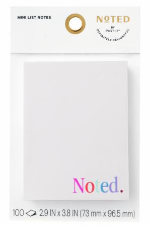 Post-it Mini List Notes NTD9-34-2, 2.9 in x 3.8 in (73 mm x 96.5 mm)image