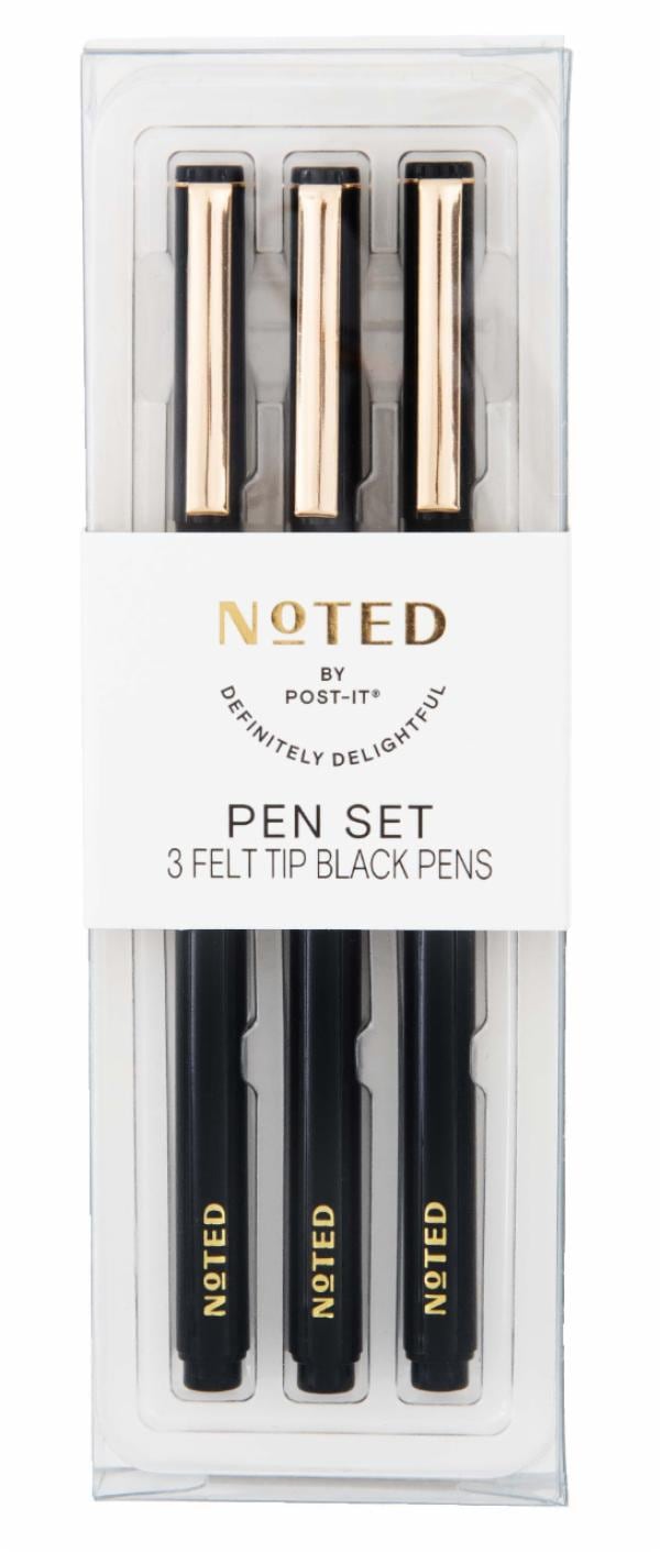 Post-it 3pk Pens NTD9-PEN-BK