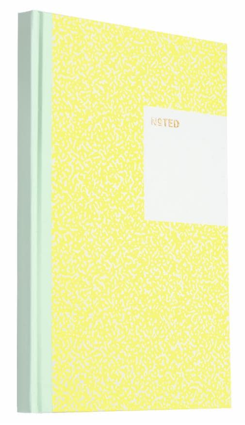 Post it notebooks multiple colors one hundred and twenty eight pages per book at seven inches by nine and seven eighths inches, lined pages with contrasting colors inside covers