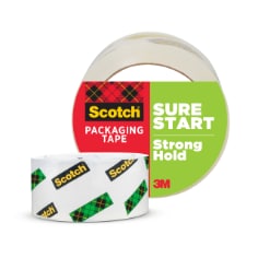 Scotch Sure Start Packaging Tape, Strong Hold, 1 Roll
