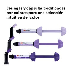 3M™ Filtek™ Easy Match Universal Restorative Jeringas y cápsulas codificadas por colores Bplus 6