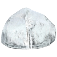 A 3M Elevated Temperature Aluminum Front Helmet Cover, FC1- AL, Silver