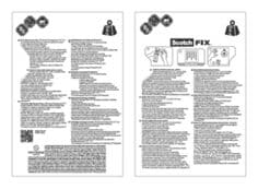 Instructions for use of Exterior Mounting Tape 411-1915-F, 19mm x 1,5m