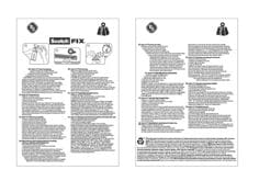 Instructions for use of Mounting Tape for Trim 914140-1020SBT-P, 10mm x 2m