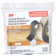 3M Gripping Material TB641, Black, 1 in x 15 ft, Bag