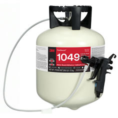 A 3M Fastbond Pressure Sensitive Adhesive 1049 Cylinder with complete application System