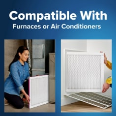 Filtrete™ MPR 1600 Ultra Allergen HVAC Filter, Compatible with furnaces or air conditioners