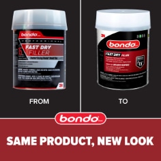 bondo fast dry filler fd pt es 14 oz 8 per case