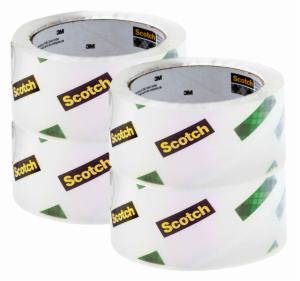 Scotch Sure Start Packaging Tape 3450-LR4-4CC, 1.88 in x 54.6 yd (48 mm x 50 m), 4 Rolls per Pack image Scotch Sure Start Packaging Tape 3450-LR4-4CC, 1.88 in x 54.6 yd (48 mm x 50 m), 4 Rolls per Packimage
