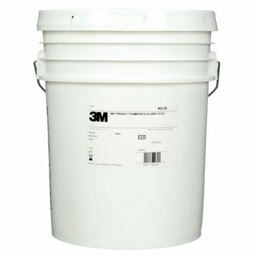 A pail of 3M Trizact Composite Slurry DT-50