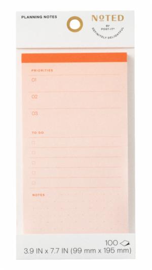 Post-it Market Notes NTDE-48-1, 3.9 in x 7.7 in (99 mm x 195 mm)image