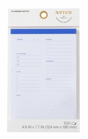Post-it Planning Notes NTDE-58-1, 4.9 in x 7.7 in (124 mm x 195 mm)image