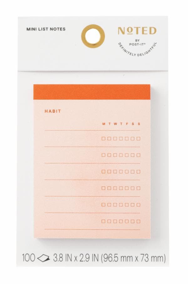 Post-it Mini List Notes NTDE-34-2