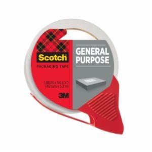 Scotch Shipping Packaging Tape 3350-77-RD36GC, 1.88 in x 84.2 yd (48 mm x 77 m) image Scotch Shipping Packaging Tape 3350-77-RD36GC, 1.88 in x 84.2 yd (48 mm x 77 m)image