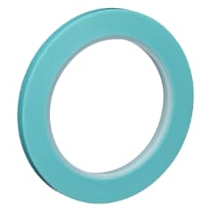 Scotch High Temperature Fine Line Tape 4737T, Translucent Blue, 1/4 in x 36 yd