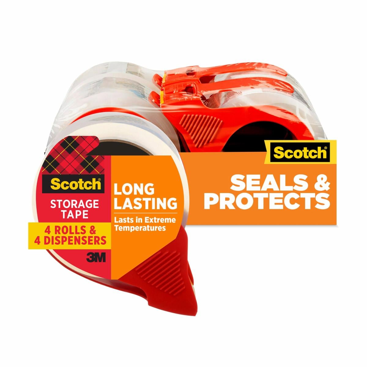 Scotch Long Lasting Storage Packaging Tape with dispenser