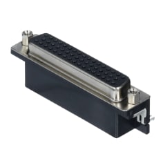 A 3M Boardmount D-Sub Right Angle Socket 50 pos Connector, 888 Series