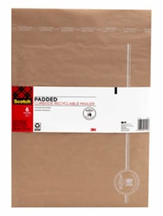 Scotch™ Curbside Recyclable Mailer Size 5 6-pack