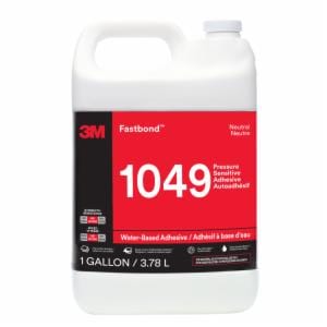3M™ Fastbond Pressure Sensitive Adhesive 1049, Neutral, 1 Gallon, 4 Each/Case image 3M™ Fastbond Pressure Sensitive Adhesive 1049, Neutral, 1 Gallon, 4 Each/Caseimage