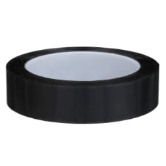 A roll of 3M Polyester Film Tape 850, Black, 1 in x 72 yd