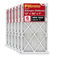 The Filtrete™ Allergen Defense Filter outperforms non-electrostatic pleated and washable 1-inch filters at capturing microscopic allergens like dust, smoke, and smog particles and large allergens like mold spores and pet dander.